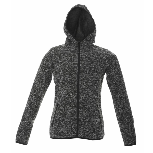 Quebec Lady JRC kudottu fleece Black