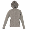 Quebec Lady JRC kudottu fleece Light Grey