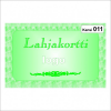 LAHJAKORTTI 11