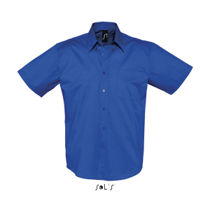 Brooklyn 1/2-hiha miesten Twill Paita - 256 Royal Blue
